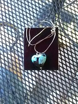 Custom made heart pendant