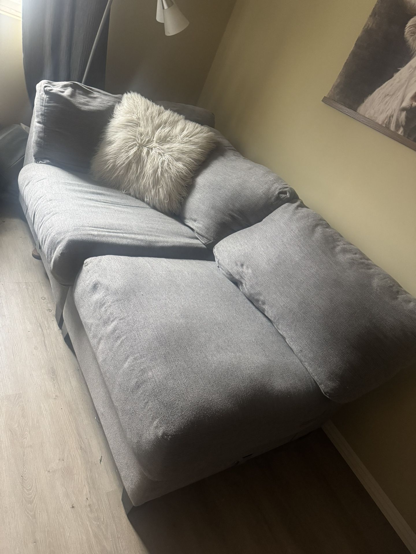 Small Gray Sofa