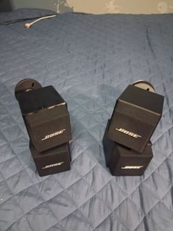 Bose Double Cube Speakers Pair with Brackets