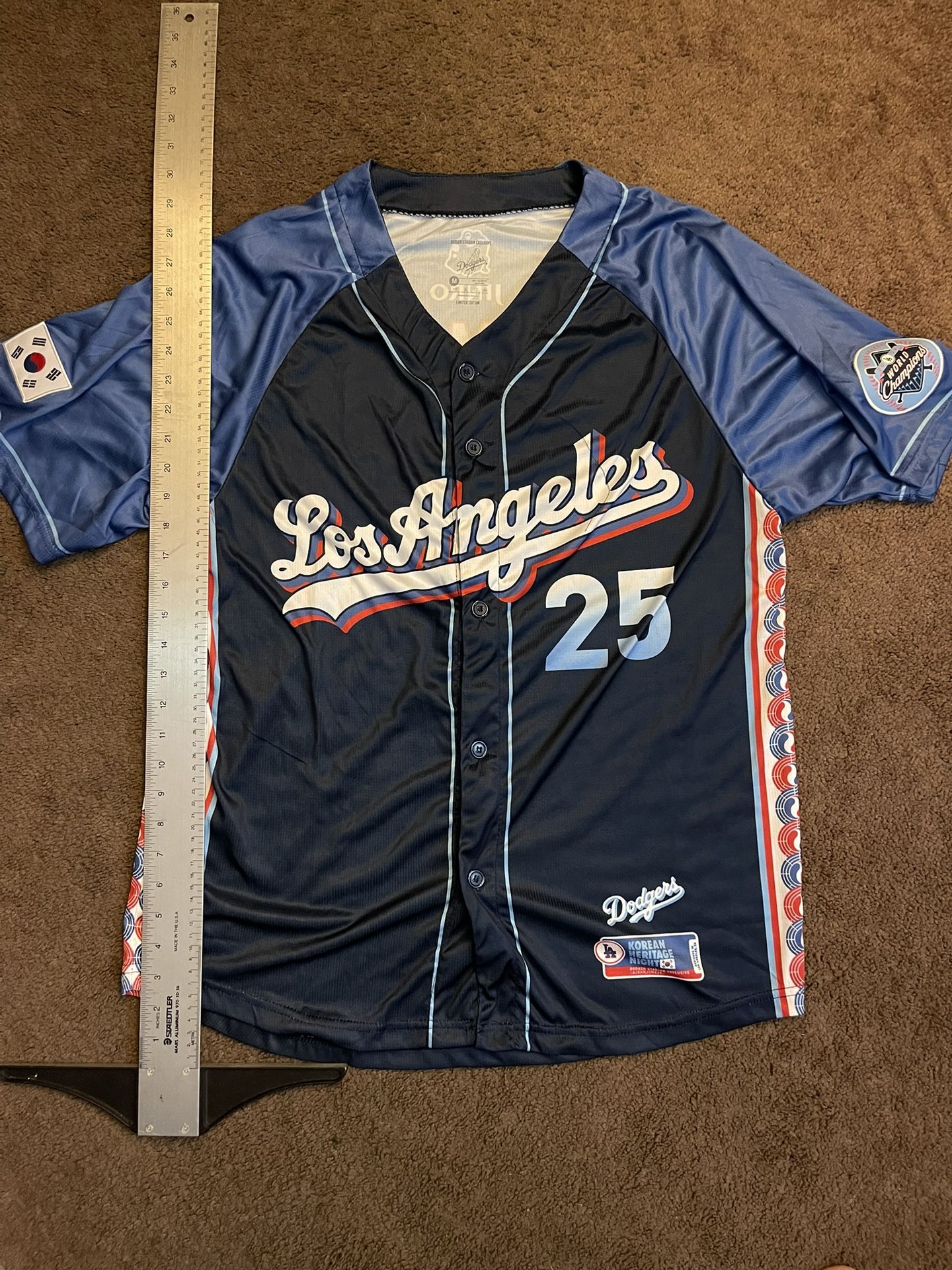 Dodgers Jersey Sz M World Series Korean