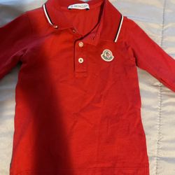 Moncler 12/18 month Collar Shirt