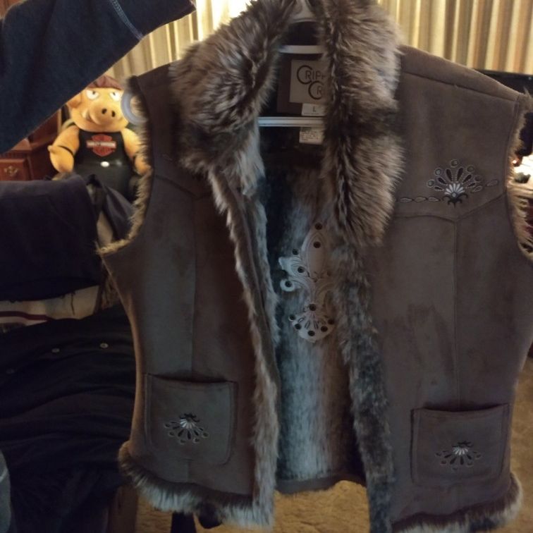 Fur Shade Vest , Woman's.