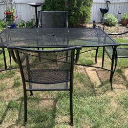 Recently Restored Wrought Iron Set
