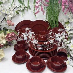 Vintage Fitz & Floyd “Ch’ing Court” Dinnerware Set – Japan (1970s)