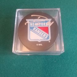 New York Rangers Ryan Callahan Autographed Hockey Puck