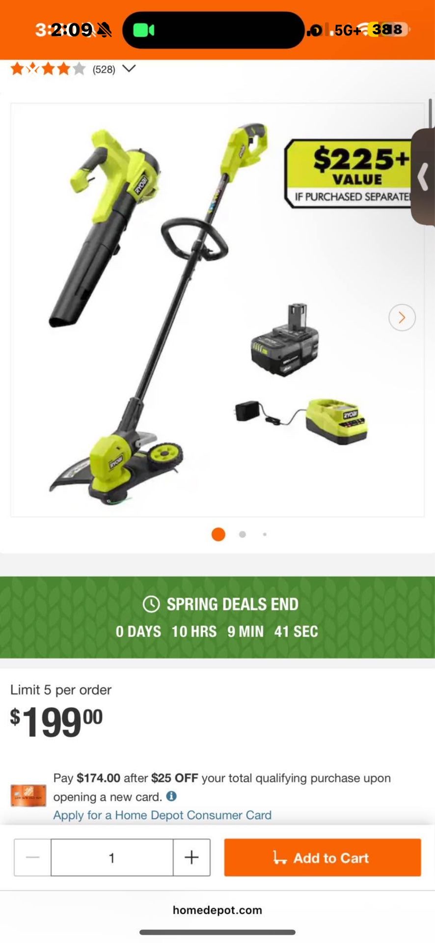 Weed cutter and leaf blower