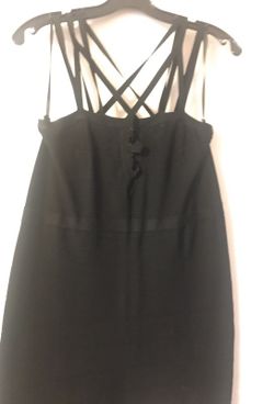Bebe crisscross bodycon dress