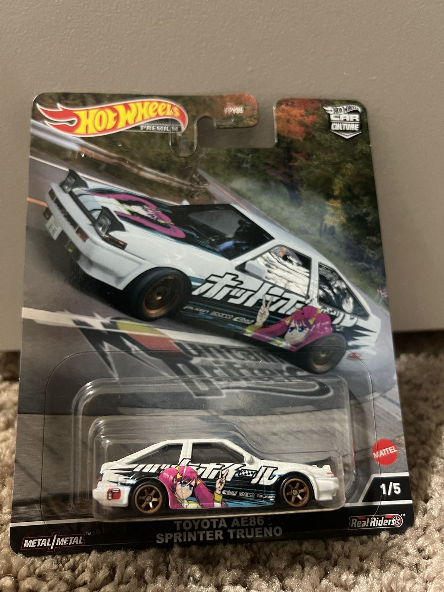 Hot Wheels Premium Mountain Drifters Toyota AE86 Sprinter Trueno