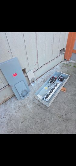Eaton 200 amp, meter panel.