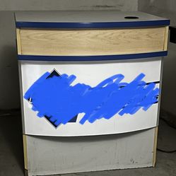 (2)Office Island Desk Counter With Power Outlet