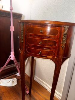 Wooden nightstand