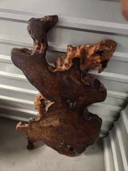 Red wood cut edge