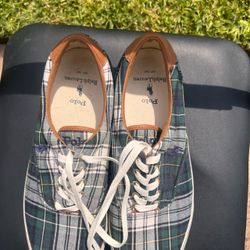 Polo Ralph Lauren Plaid Sneakers – Green/Navy