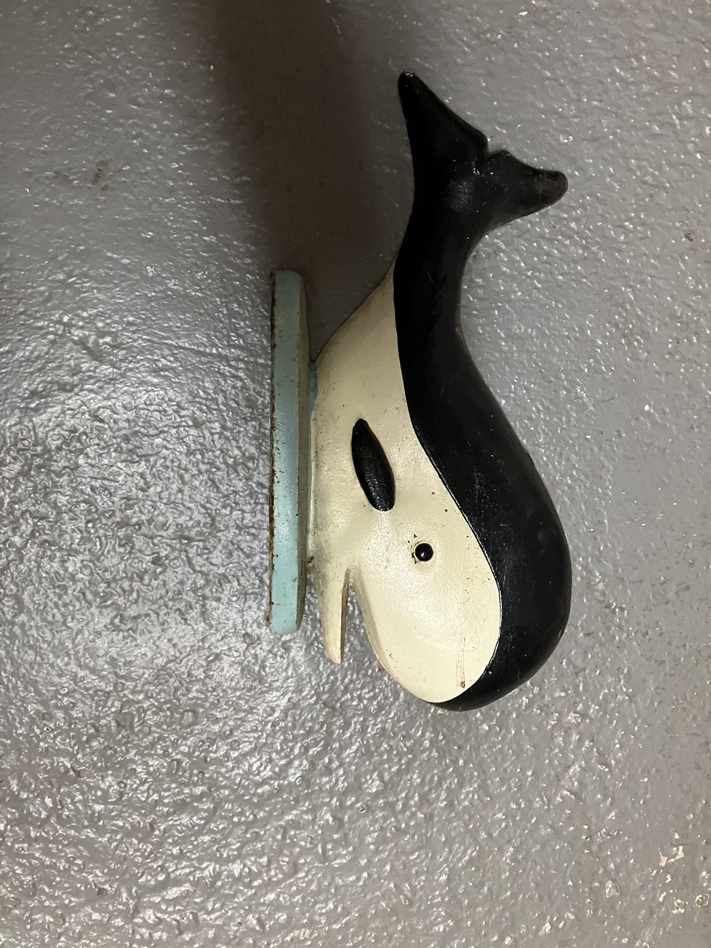 Whale Iron Door Stop