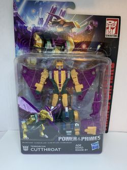 TRANSFORMERS Power Of Prime DELUXE TERRORCON CUTTHROAT Hasbro NEW 