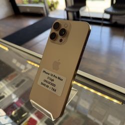 iPhone 16 Pro Max 512gb Unlocked 92% Battery Health *DESERT TITANIUM*