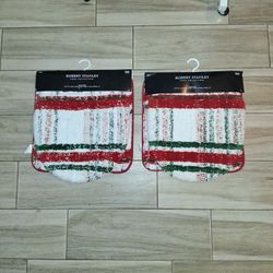 (2)  New Christmas Holiday Bathroom Sets - $10 for Both