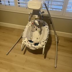 Fisher-Price Owl Love You 2-in-1 Deluxe Cradle 'n Swing with Smart Connect