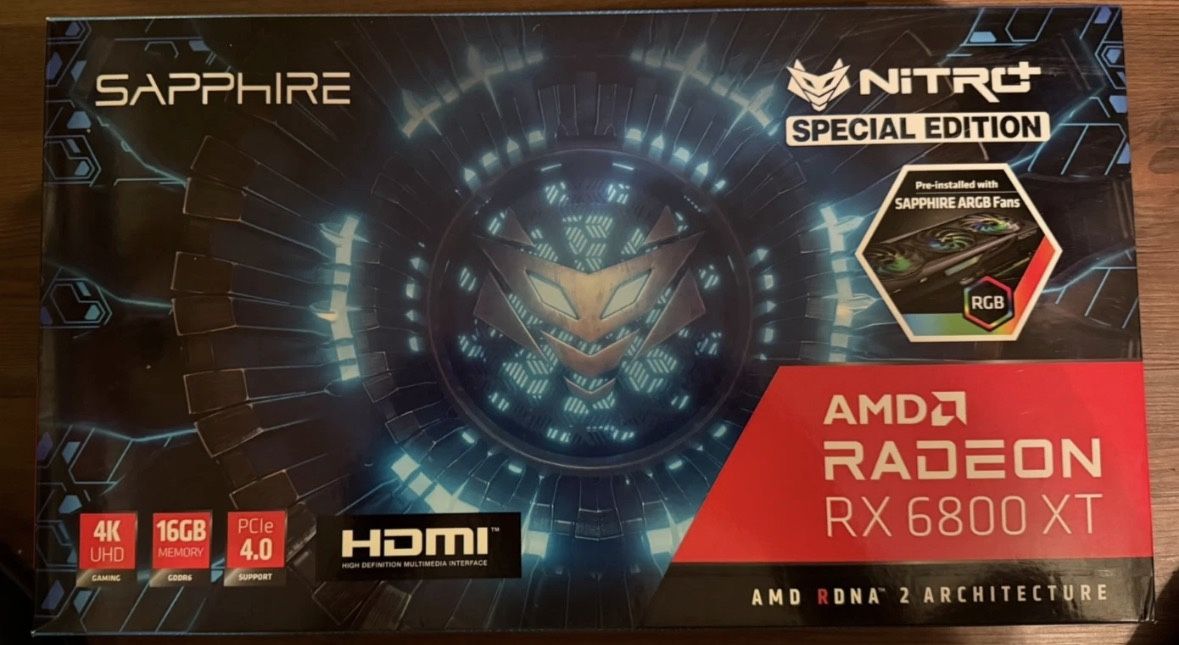 SAPPHIRE NITRO+ AMD Radeon RX 6800 XT SE 16GB GDDR6 Graphic Card