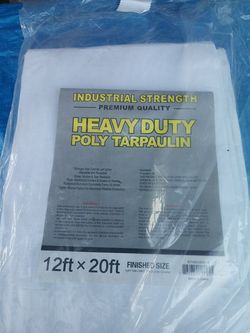 12×20 Heavy-duty tarp