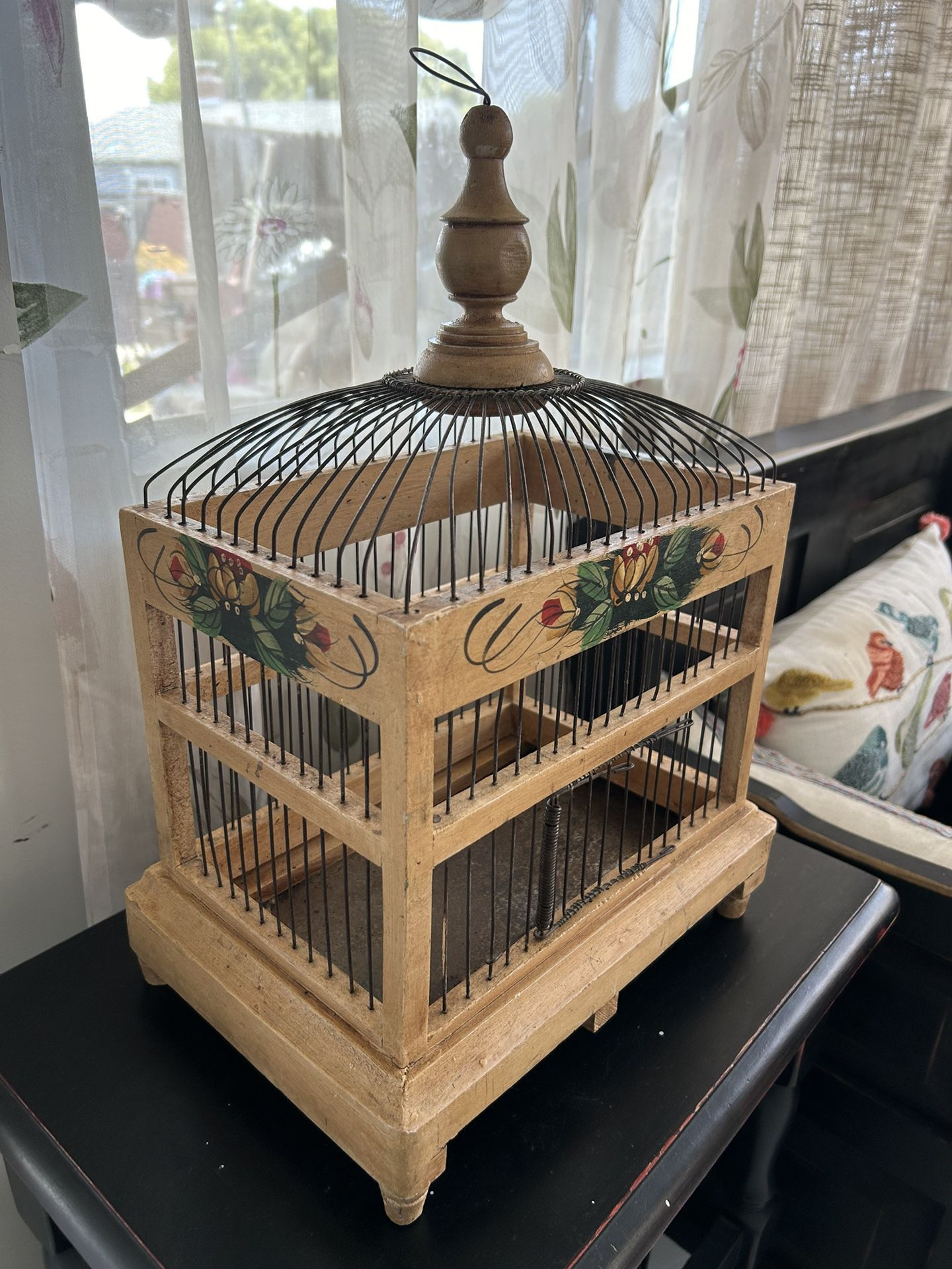 Decorative wood Bird Cage 