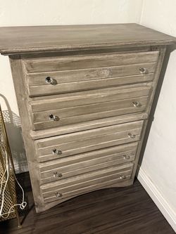 Wood Tall Dresser