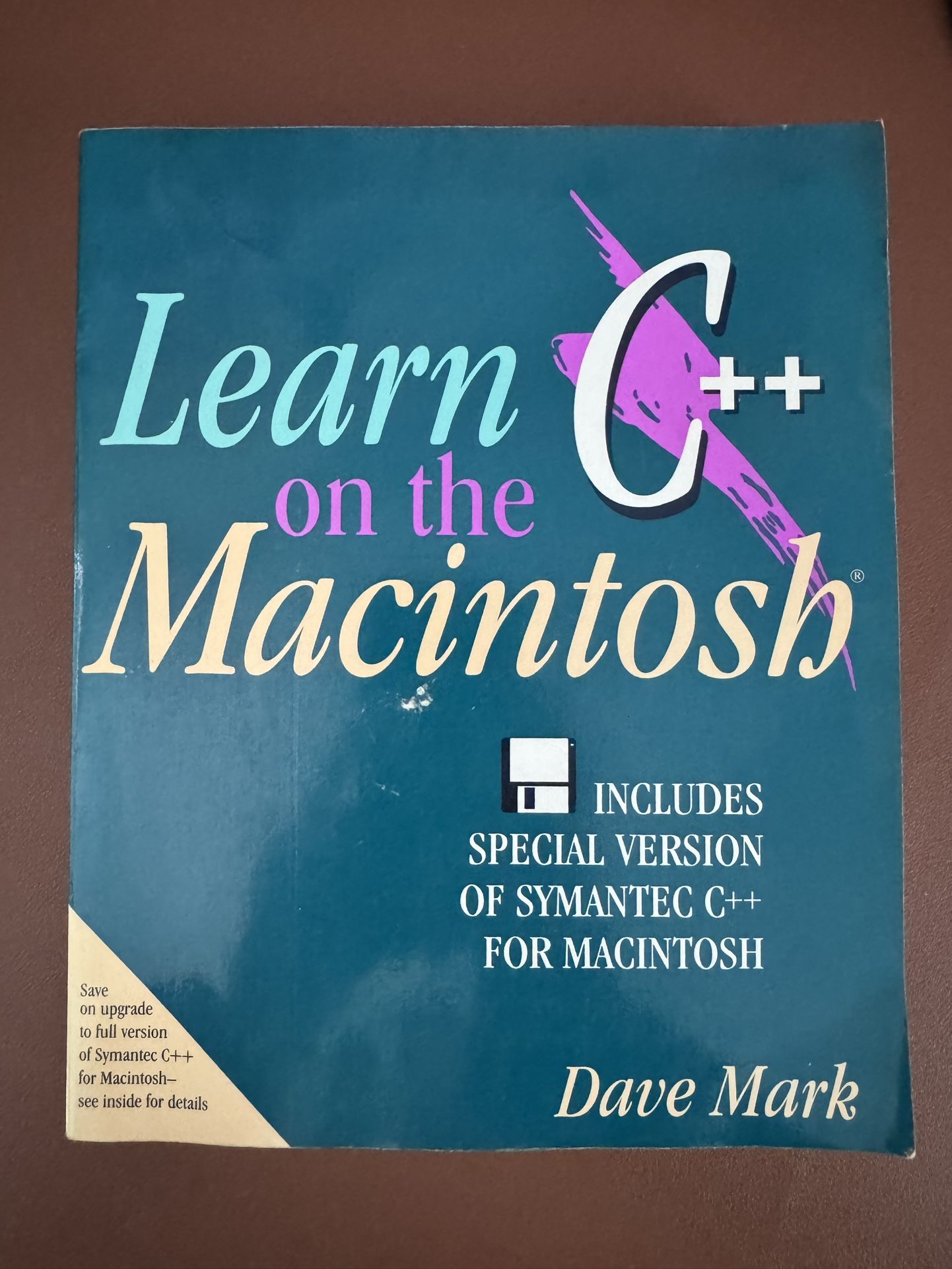 paperback: Learn C++ on the Macintosh