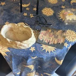 Water Bowl And Small Heating Pad For Reptiles 