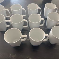 ☕ Modern White Mug & Espresso Cup Set – Clean, Minimalist Style