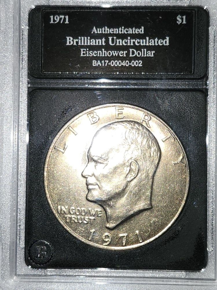 1971 Eisenhower Dollar Brilliant Uncirculated