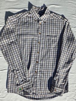 Eton Casual Button up Mens Large(16/41) Tall + Slim Like New