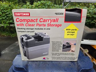 Craftsman Compact Carryall with Clear Parts Storage, new in box, Model No. 965306