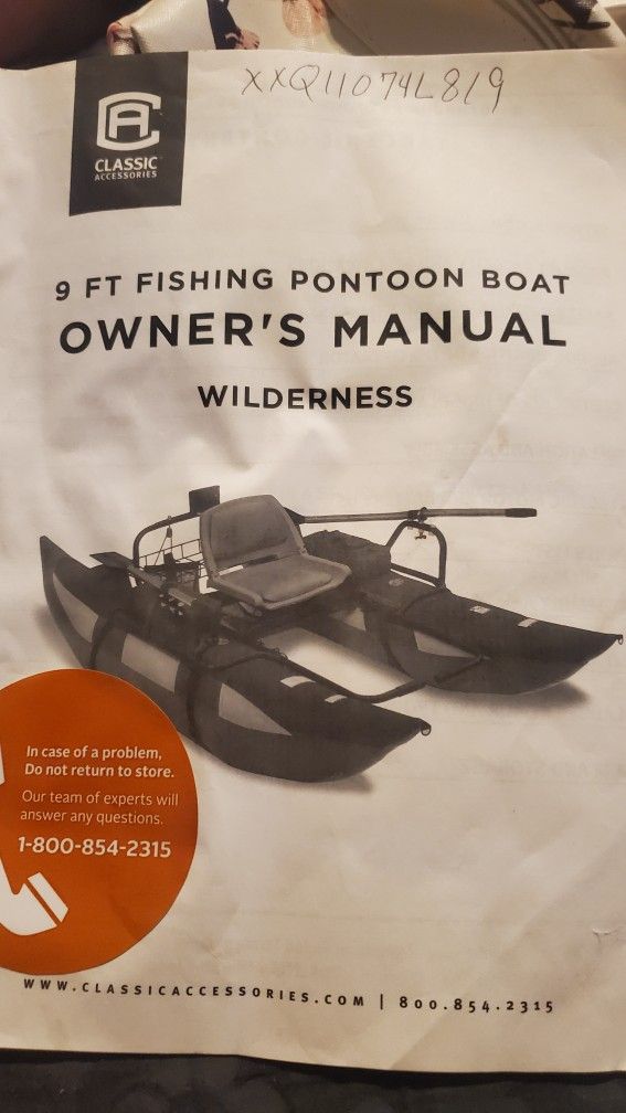 9 Foot Fishing Pontoon Boat