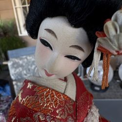 Vintage Japanese doll 