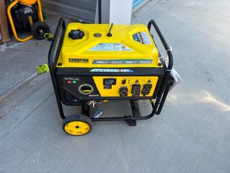 7850/6250-Watt Recoil Start Dual Fuel Portable Generator w/ Free 3-Year Warranty for Home Backup and Storm Prep