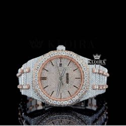 Moissanite AP Two Tone Watch