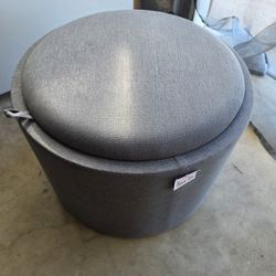 New Upholstered Ottoman W/ Tray (Homcom) 