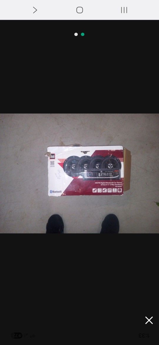 Four 6 1/2" Auto Speakers Only