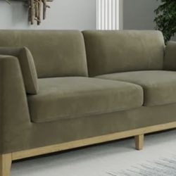 Thomasville Mokena Fabric Stationary Sofa with Storage