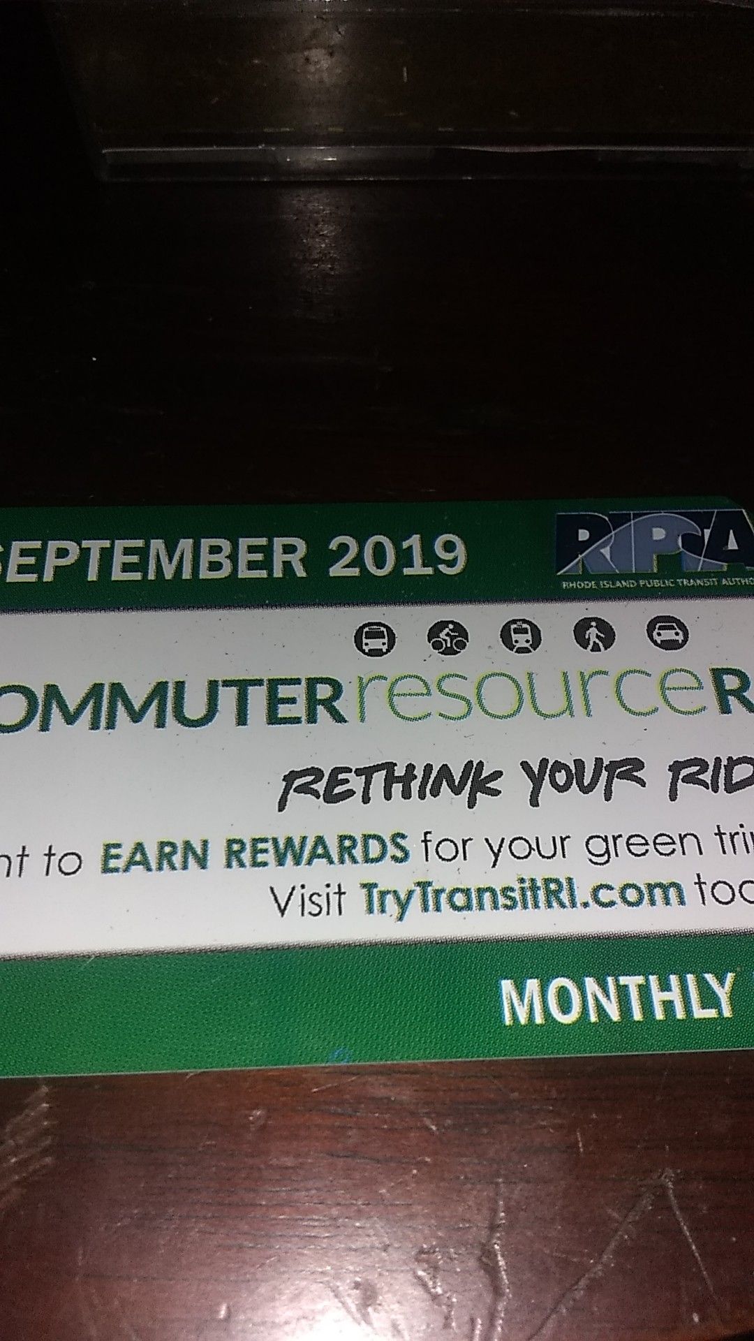 September monthly pass