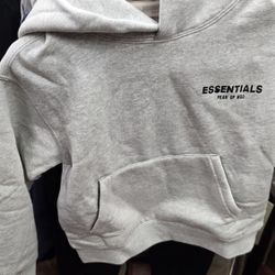 Essential Kids Size L10 Hoddie Light Grey