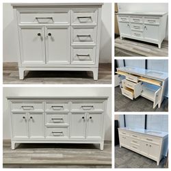 Solid Wood Bathroom Vanity Cabinet 31" to 73" Available Starting at $610