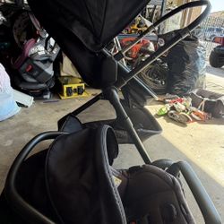stroller and car seat 