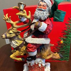 Possible Dreams Clothes "Santa On Reindeer" 2007 10" High Original Box Perfect Condition