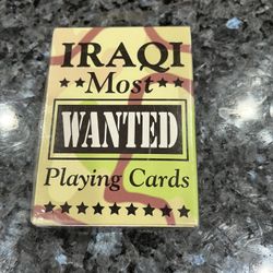 NEW Sealed - Iraqi Most Wanted Playing Cards War Hoyle Made in USA Bicycle.  Brand new factory sealed.  Smoke free home 