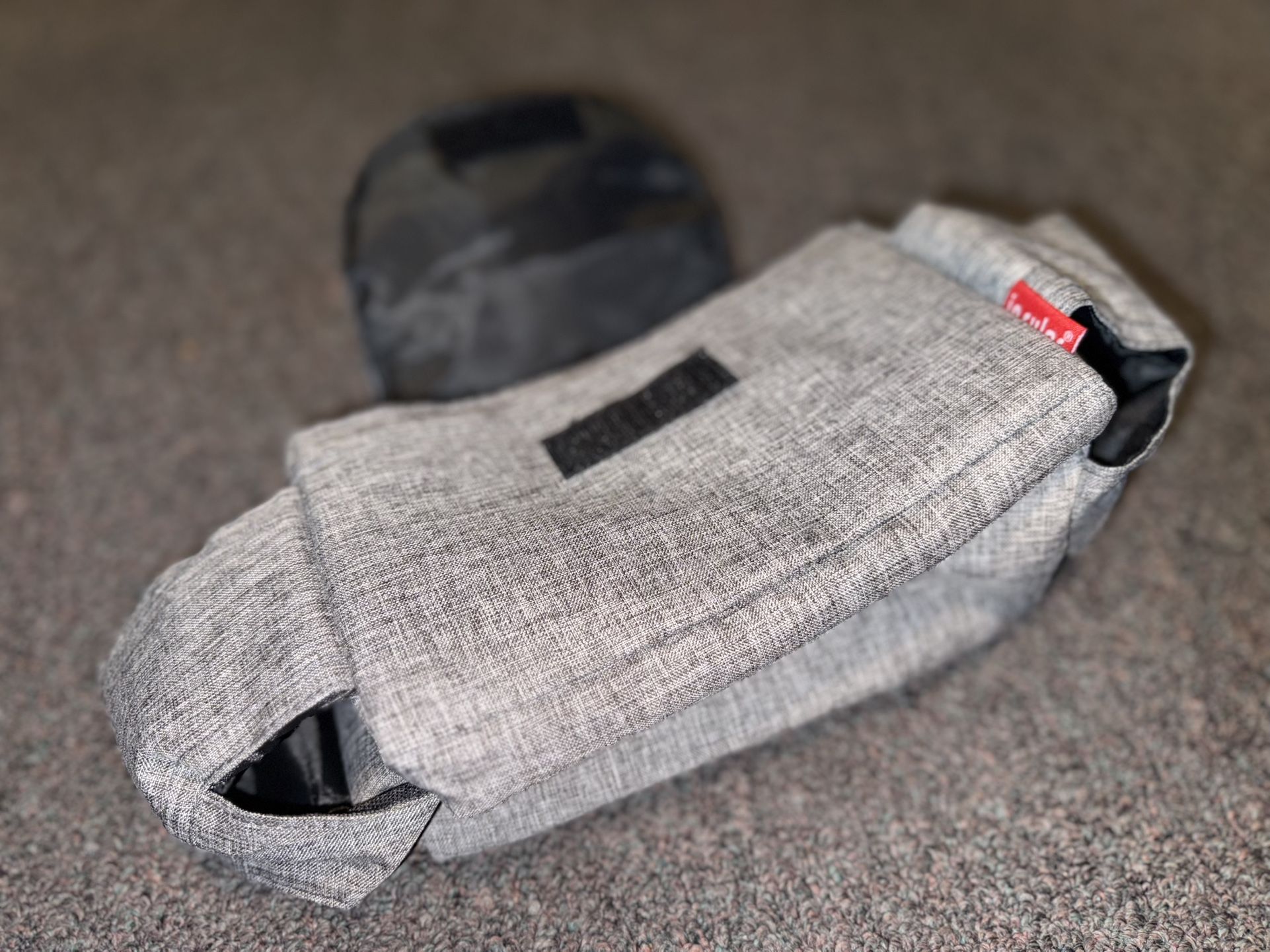 Stroller Bag, 6 Pockets Cotton Linen Baby Stroller Organizer for Phone for Diaper for Bottle