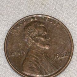 1982 D Bronze Penny Rare 