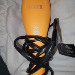 Soleil  Mini Hair Brush Straightener 