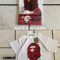 White & Red Bape