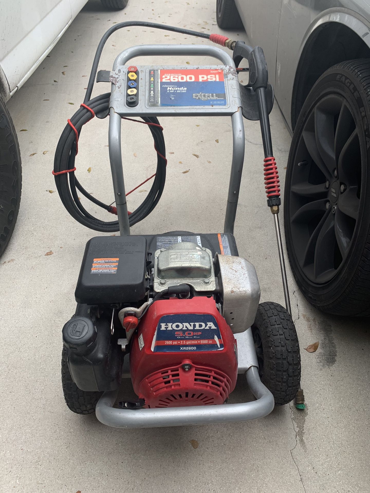 Excell Xr2600 Pressure Washer Whonda Gc160 Engine And New Pump For Sale In Cape Coral Fl 3355